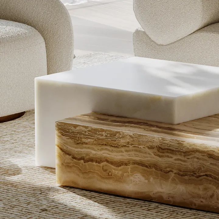 طاولة قهوة فاخرة من وابي سابي ,Wabi Sabi Luxury Coffee Table
