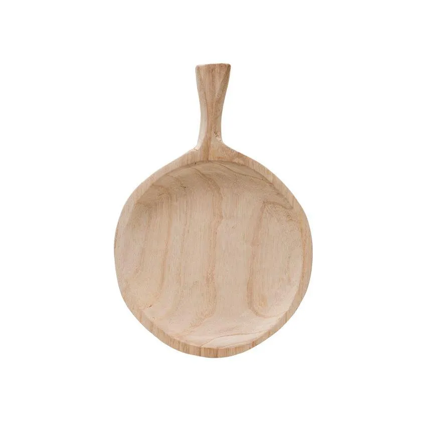 13.5x9 Wood Tray with Handle