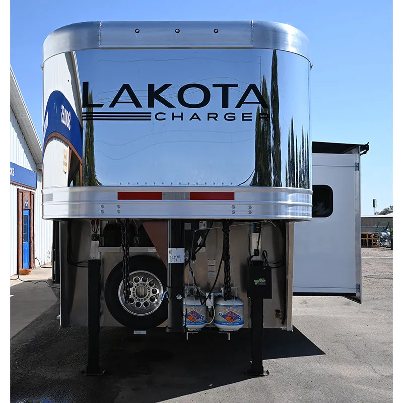 2025 Lakota Charger 4 Horse Trailer  15' LQ, Side Load, Hay Pod, Onan Generator