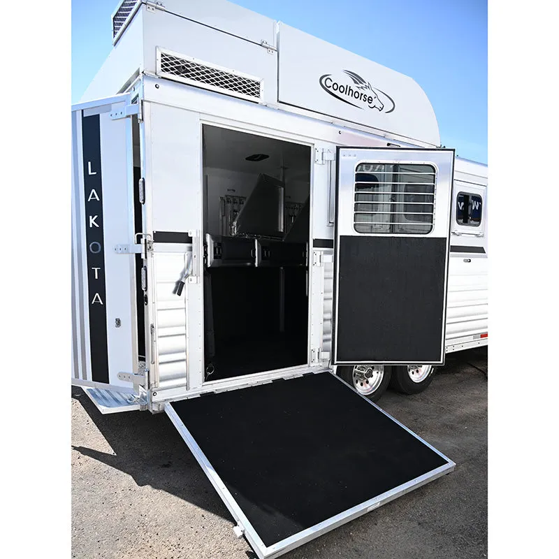 2025 Lakota Charger 4 Horse Trailer  15' LQ, Side Load, Hay Pod, Onan Generator