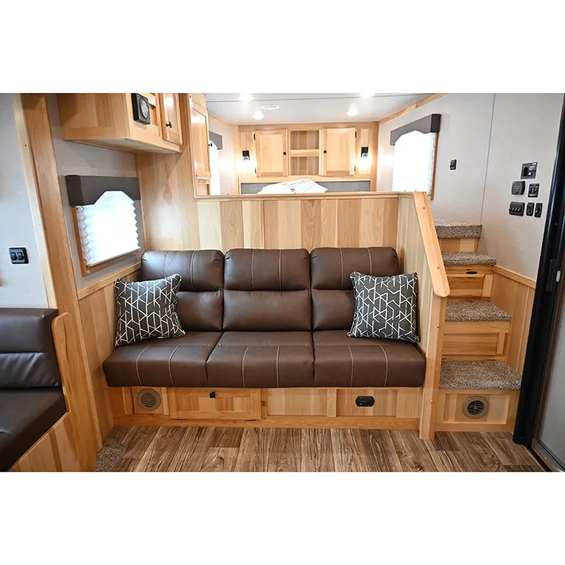 2025 Lakota Charger 4 Horse Trailer  15' LQ, Side Load, Hay Pod, Onan Generator