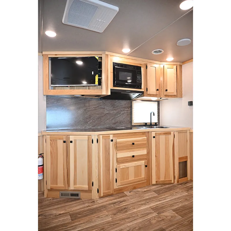 2025 Lakota Charger 4 Horse Trailer  15' LQ, Side Load, Hay Pod, Onan Generator