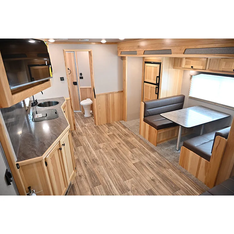2025 Lakota Charger 4 Horse Trailer  15' LQ, Side Load, Hay Pod, Onan Generator