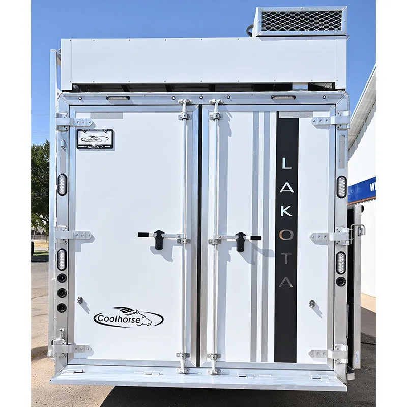 2025 Lakota Charger 4 Horse Trailer  15' LQ, Side Load, Hay Pod, Onan Generator