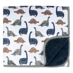 2ply Plush Blanket - Dino Time