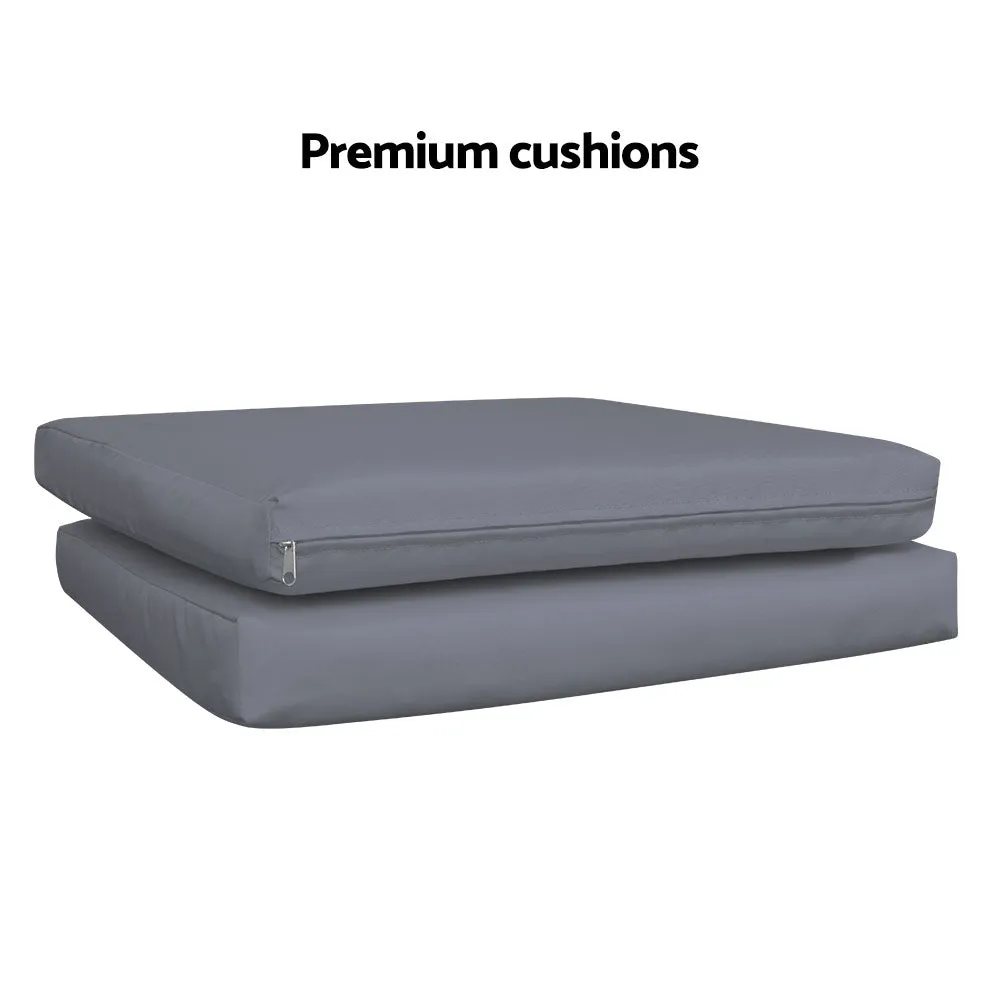 3-piece Outdoor Furniture Set - Black