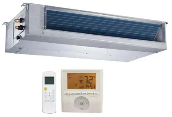 36,000 BTU 20 SEER2 ACiQ 2-Zone Concealed Duct Mini Split System - 12 24
