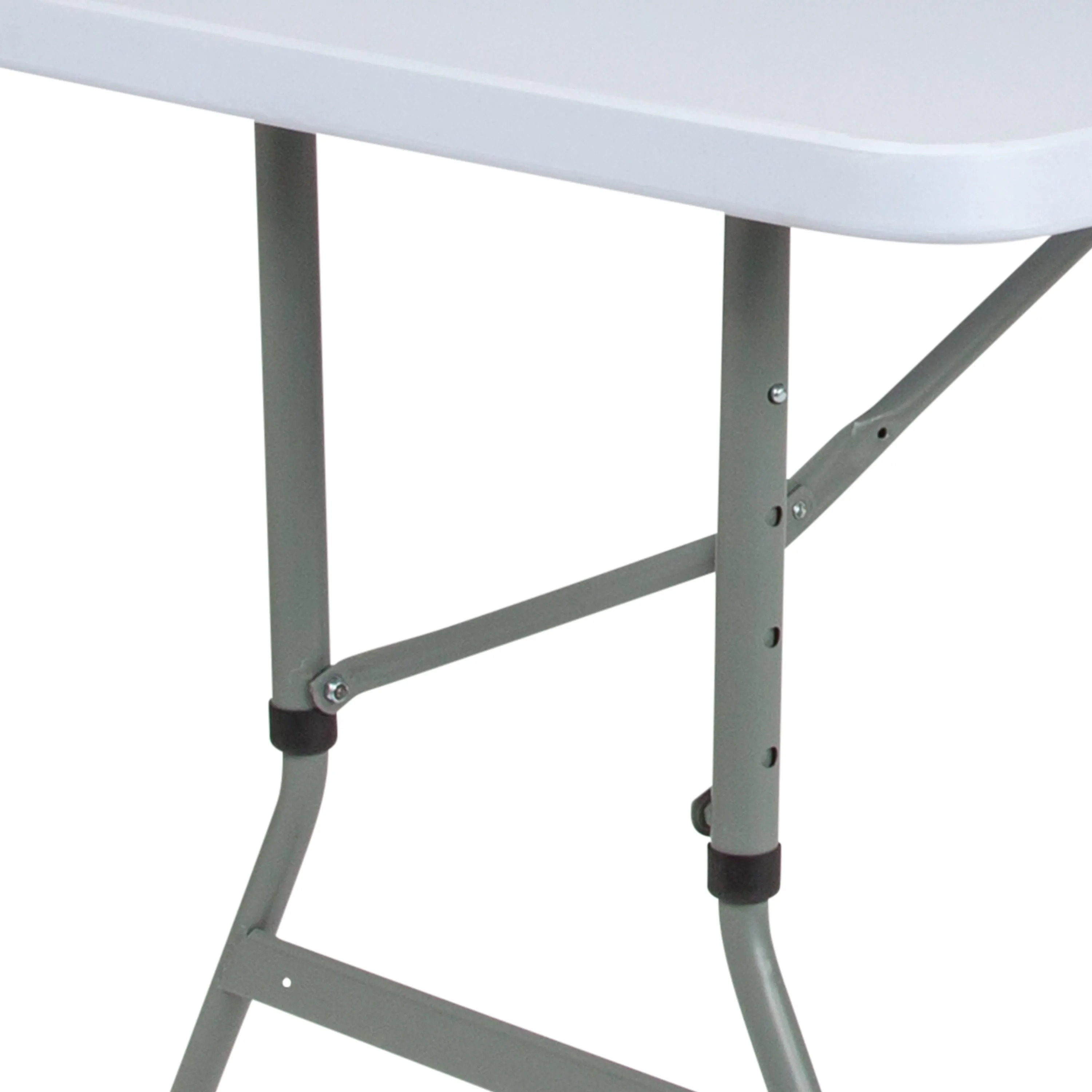 4.93-Foot Height Adjustable Plastic Folding Table