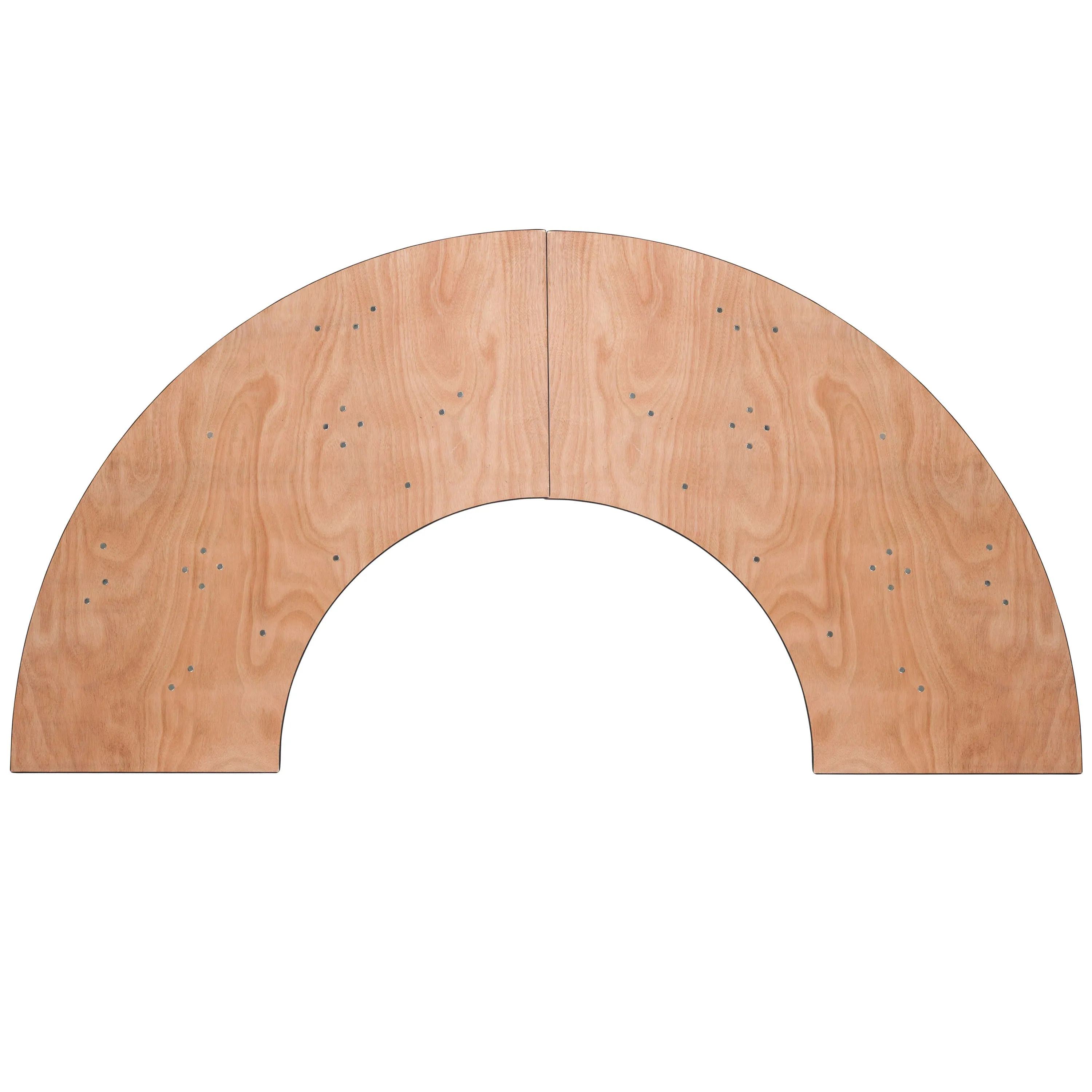 5.5 ft. x 2 ft. Serpentine Wood Folding Banquet Table
