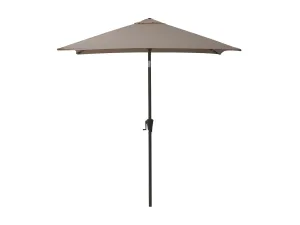 9ft Square Grey Patio Umbrella