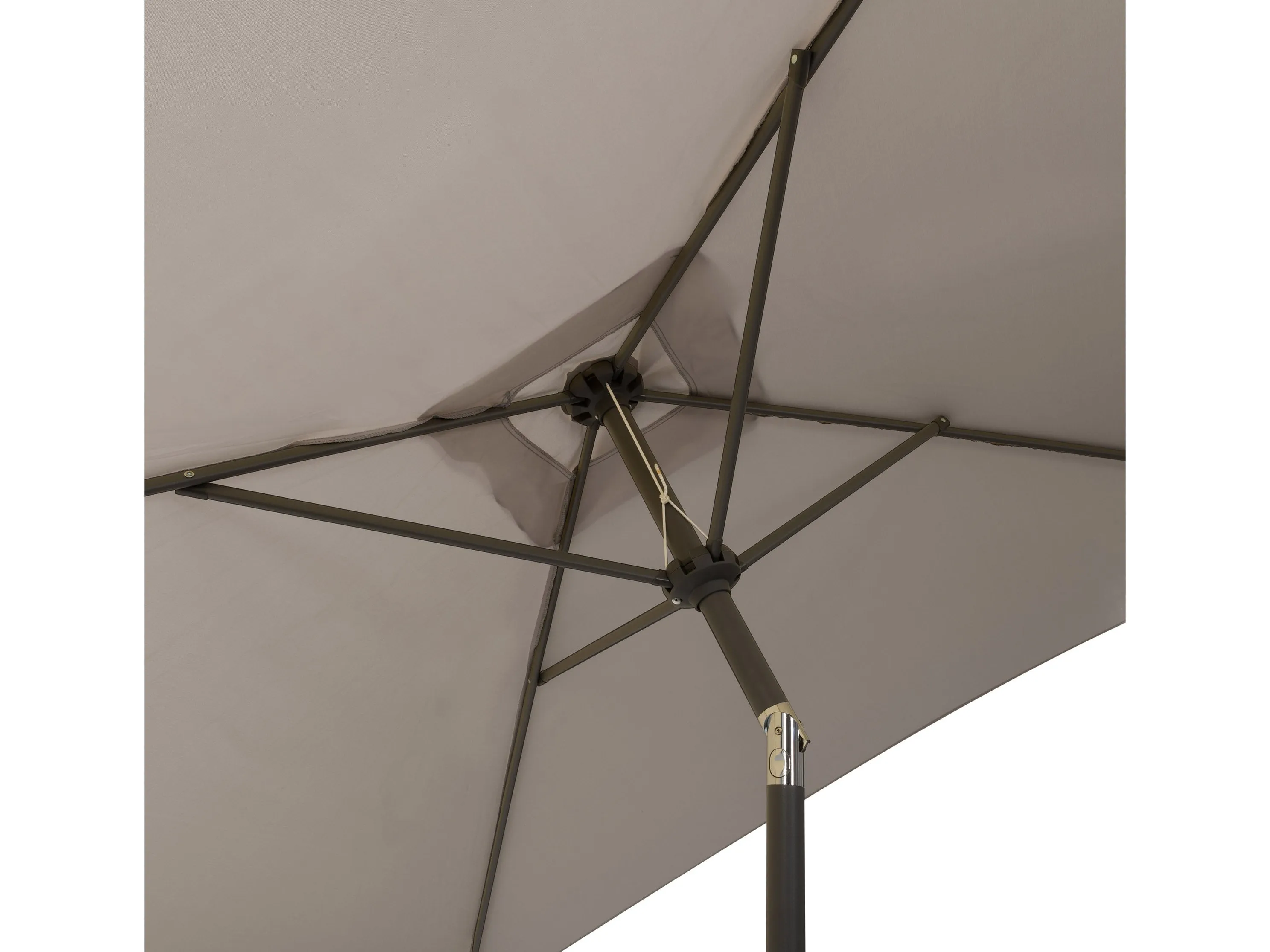 9ft Square Grey Patio Umbrella