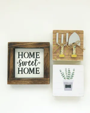 Accessory Tray Kit - May (Home Frame, Garden, Shovels)