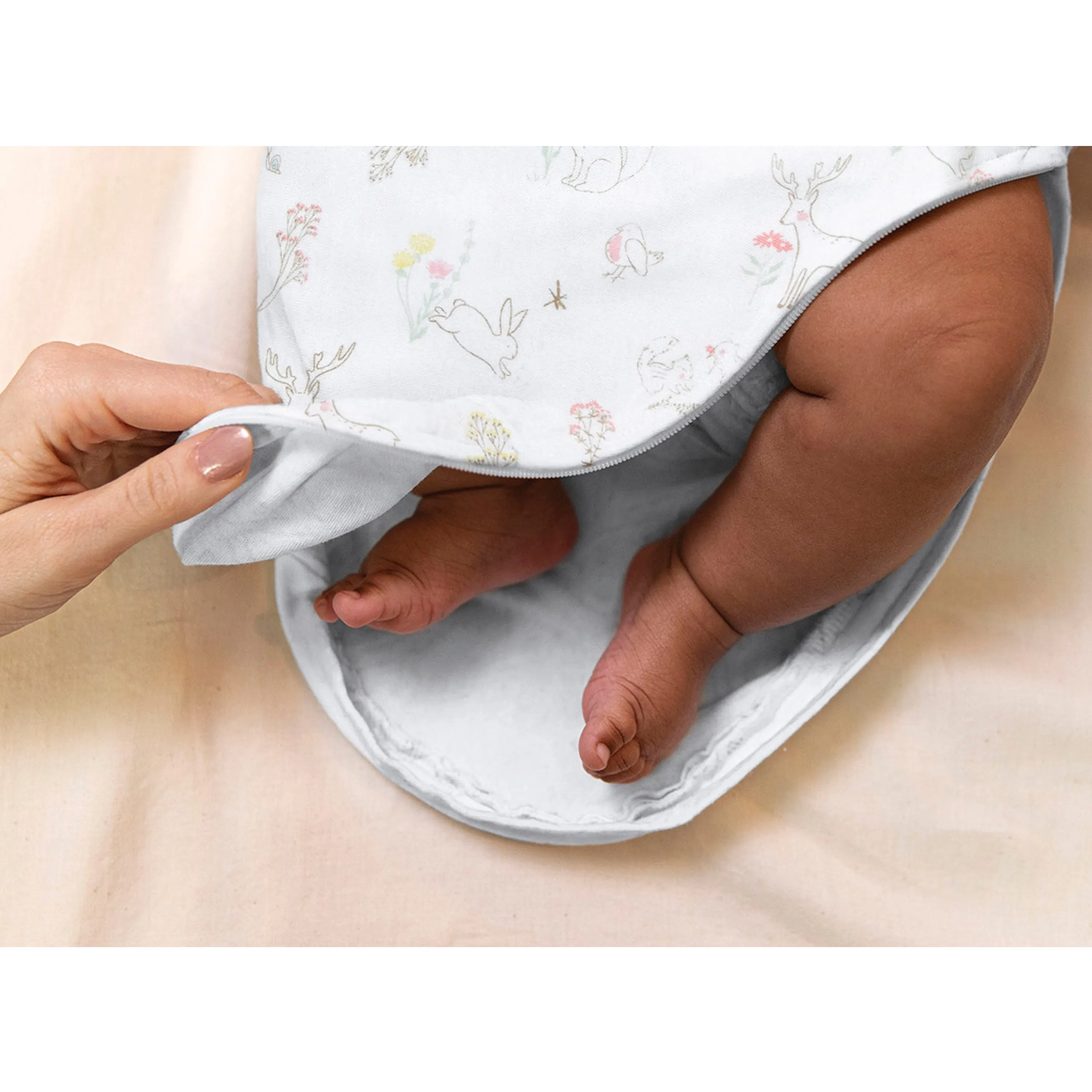 aden   anais Cotton Wrap Swaddles 3 pack Fairy Tale Flowers Pink (0-3 Months)