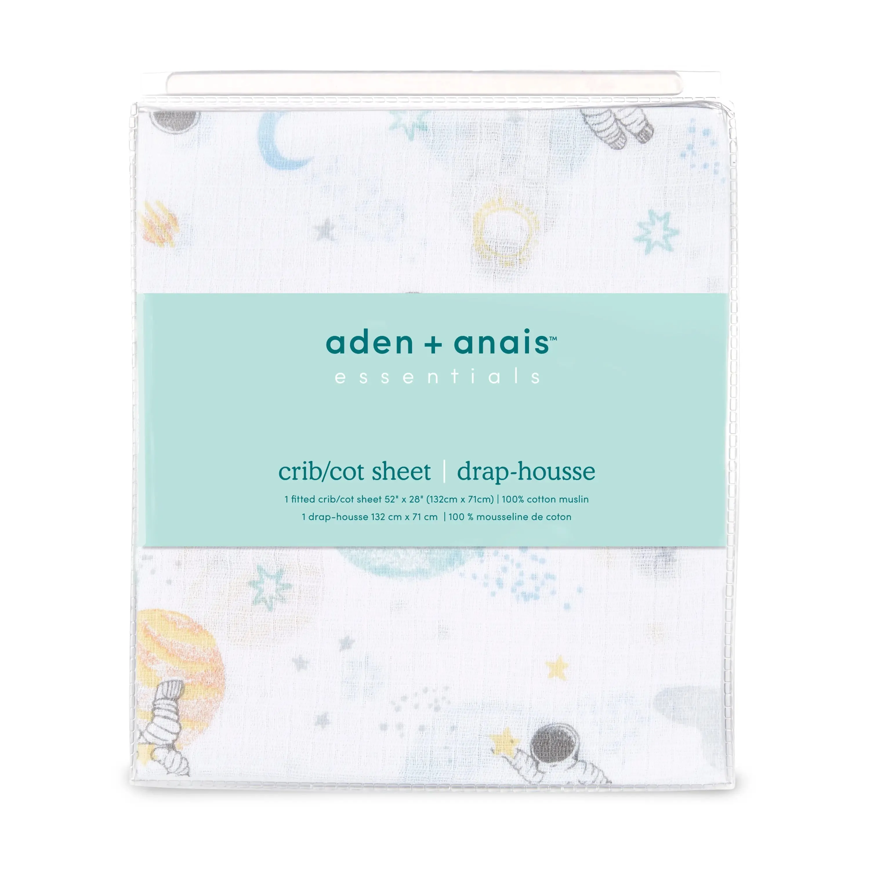 aden   anais Muslin Fitted Crib Sheet