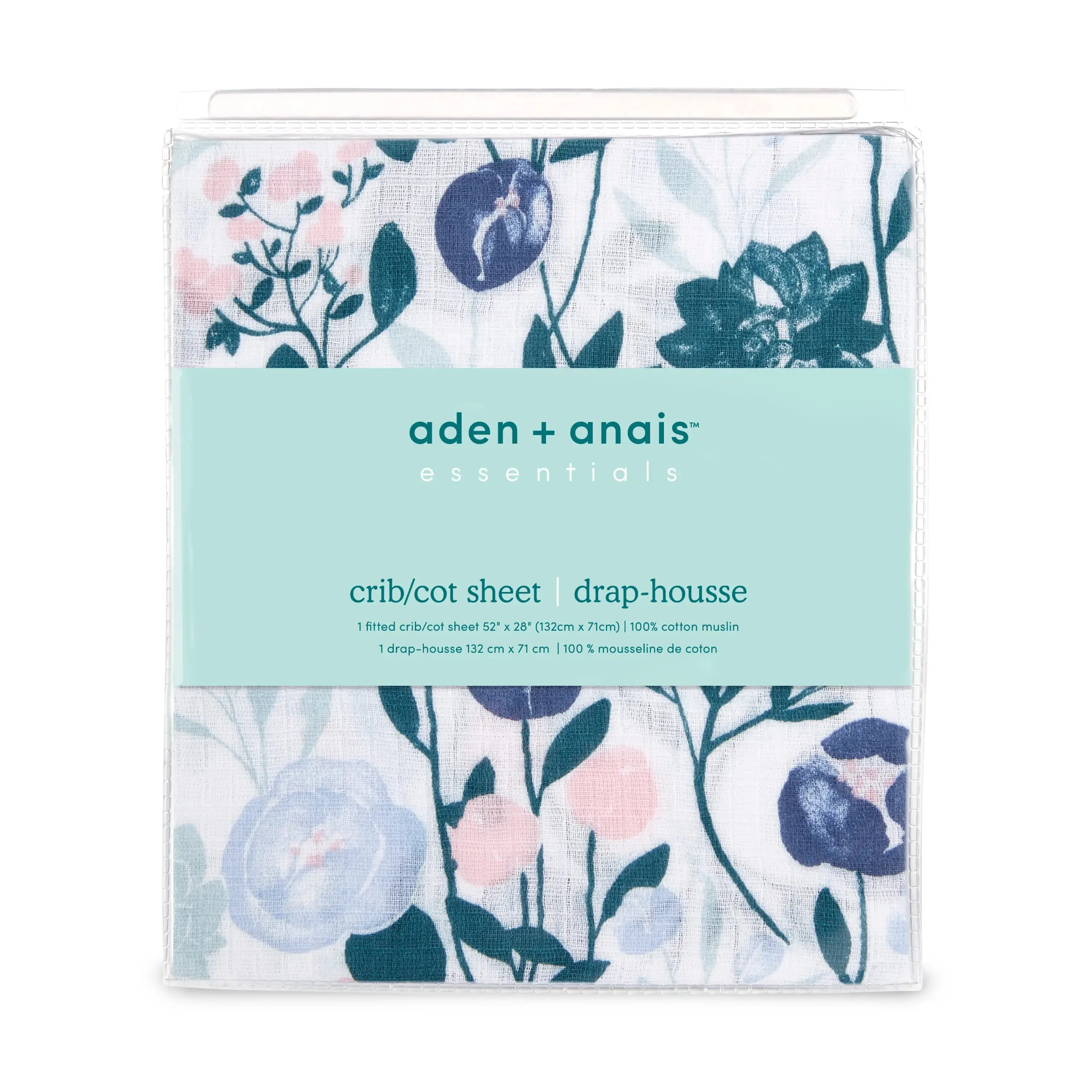 aden   anais Muslin Fitted Crib Sheet