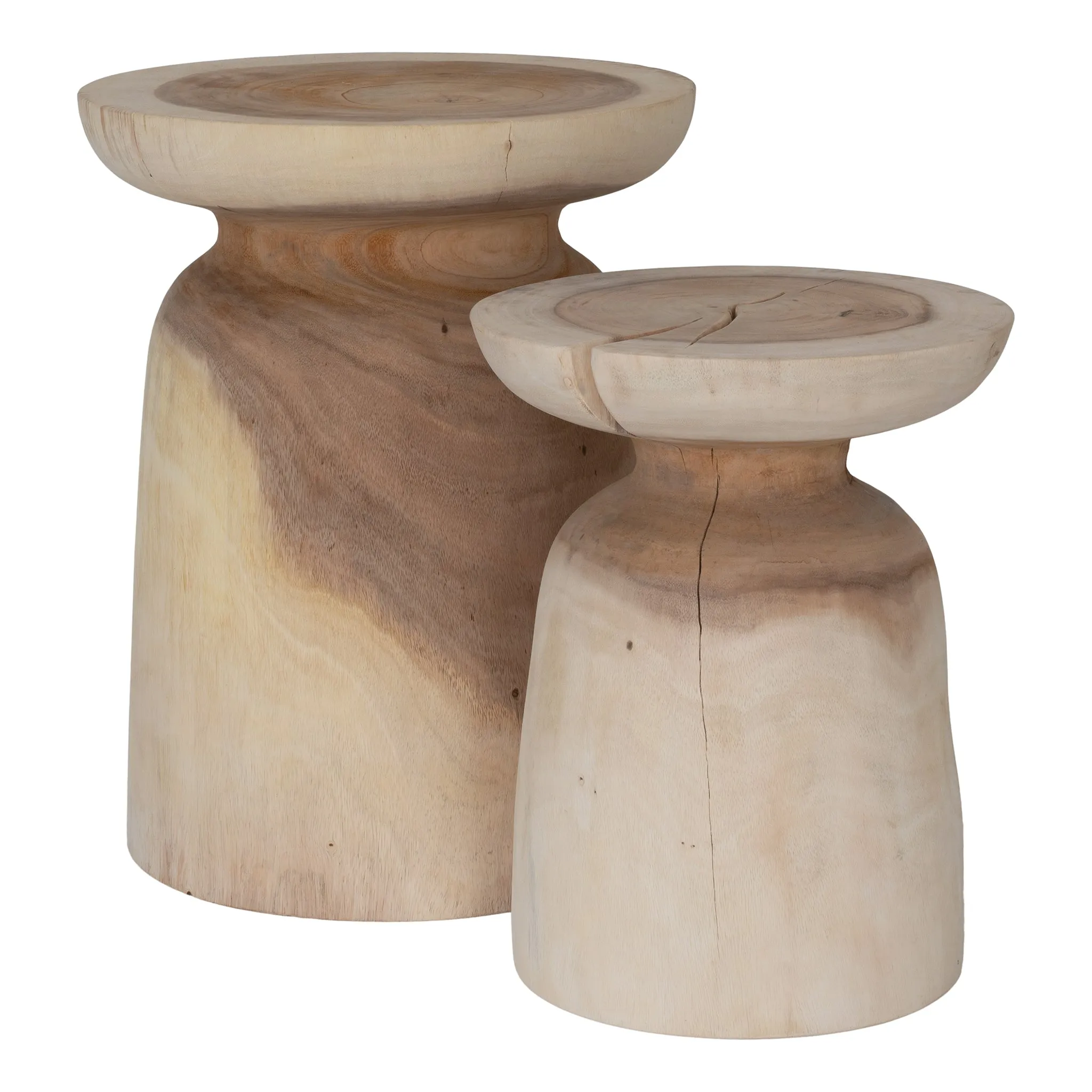 AKONI SIDE TABLES - NATURAL