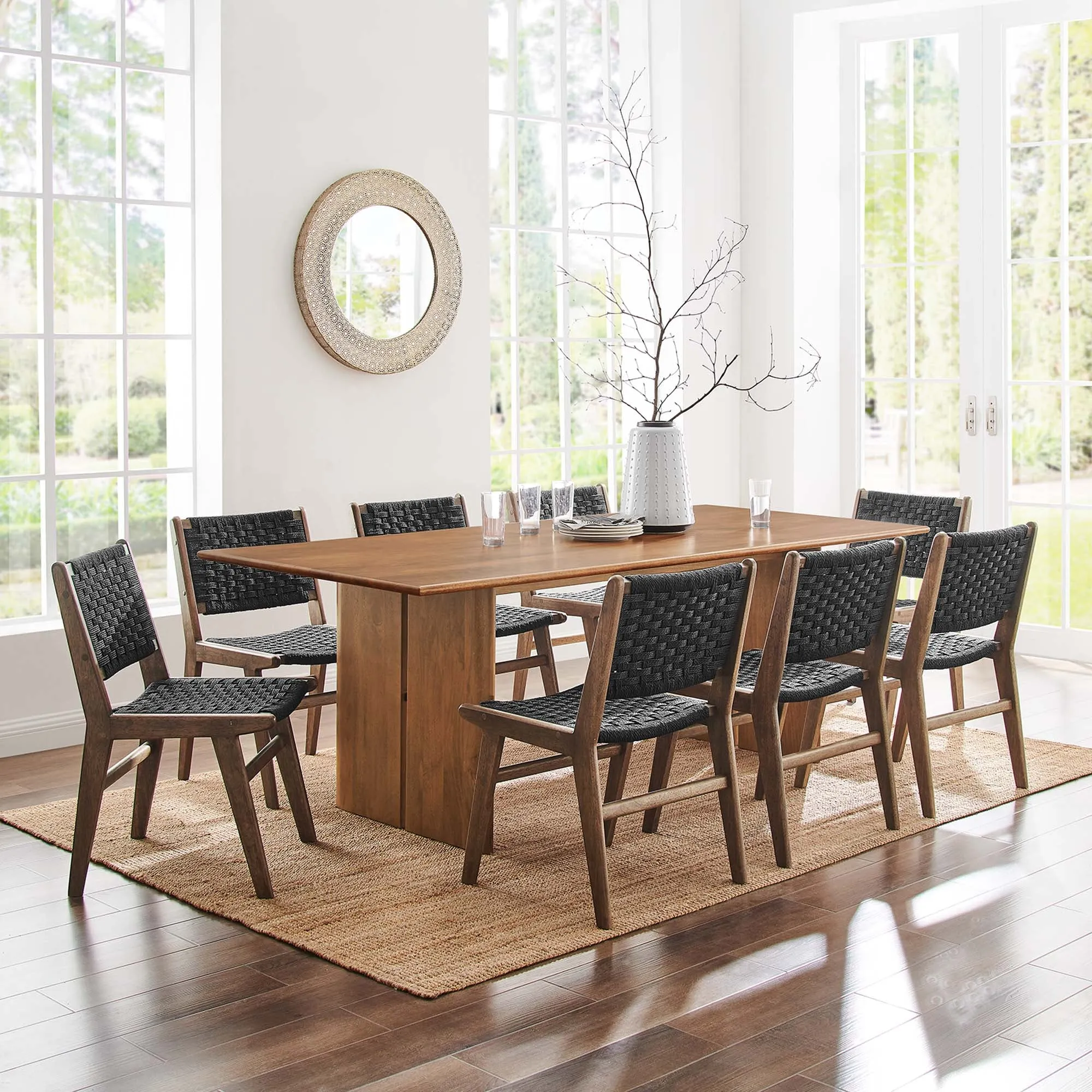 Amistad 86" Wood Dining Table by Modway