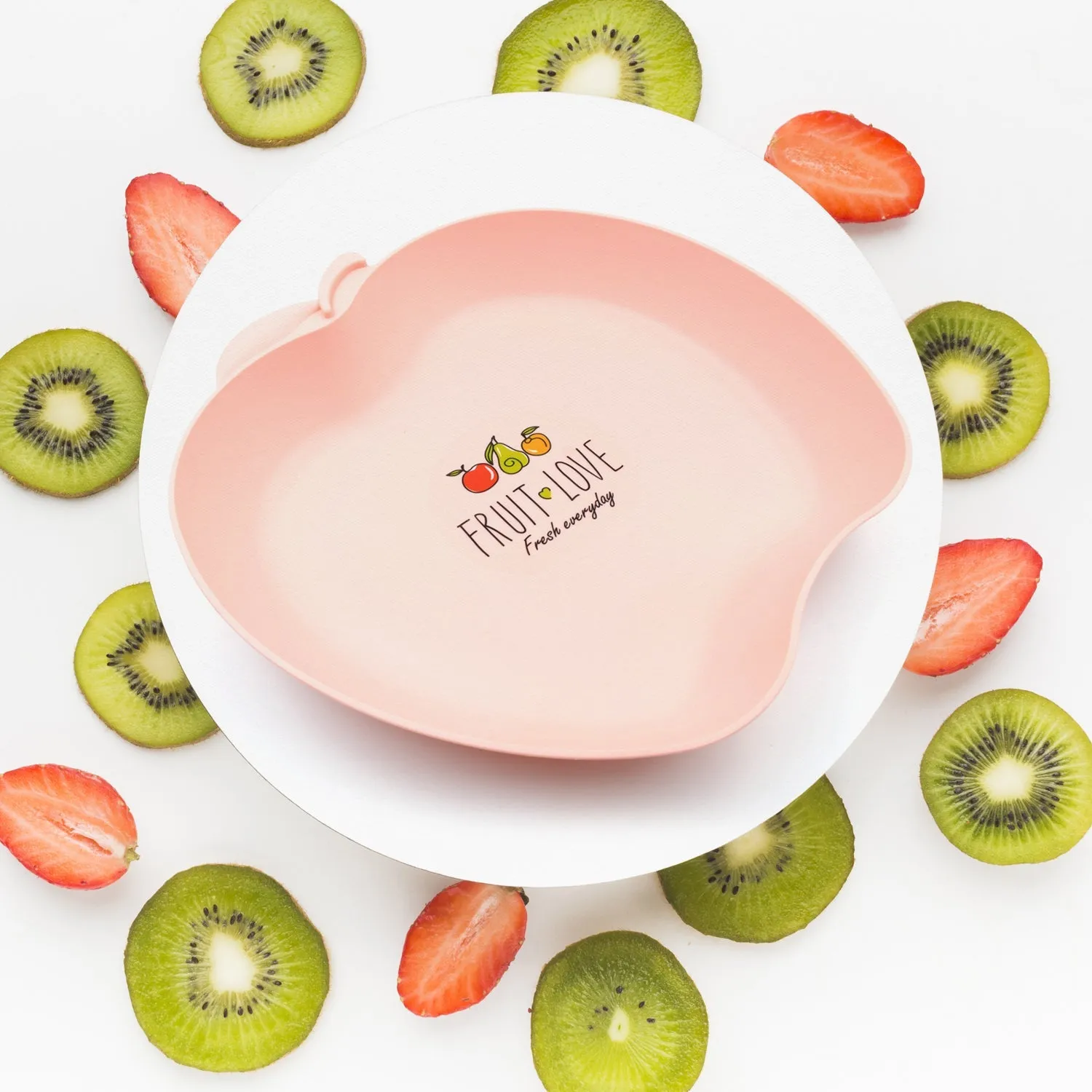 Apple Shape Plate Dish Snacks / Nuts / Desserts Plates for Kids, BPA Free, Childrens Food Plate, Kids Bowl, Serving Platters Food Tray Decorative Serving Trays for Candy Fruits Dessert Fruit Plate, Baby Cartoon Pie Bowl Plate, Tableware (1 Pc)