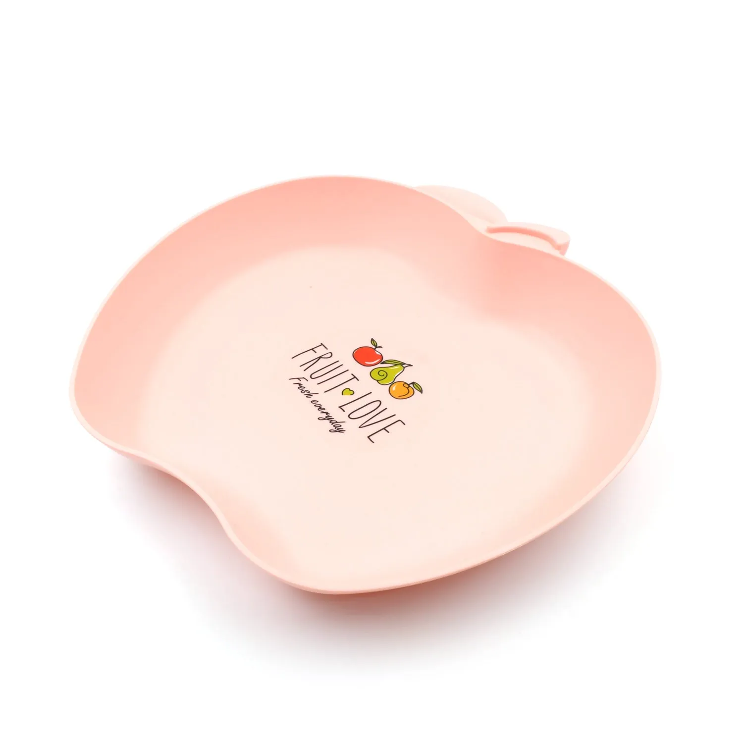 Apple Shape Plate Dish Snacks / Nuts / Desserts Plates for Kids, BPA Free, Childrens Food Plate, Kids Bowl, Serving Platters Food Tray Decorative Serving Trays for Candy Fruits Dessert Fruit Plate, Baby Cartoon Pie Bowl Plate, Tableware (1 Pc)