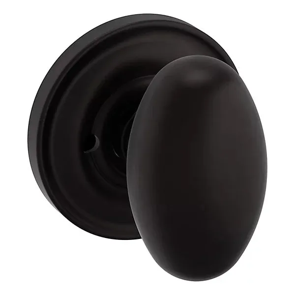 Baldwin - Estate Collection - Knobs & Levers - 5025 Egg Door Knob w/ 5048 Rose