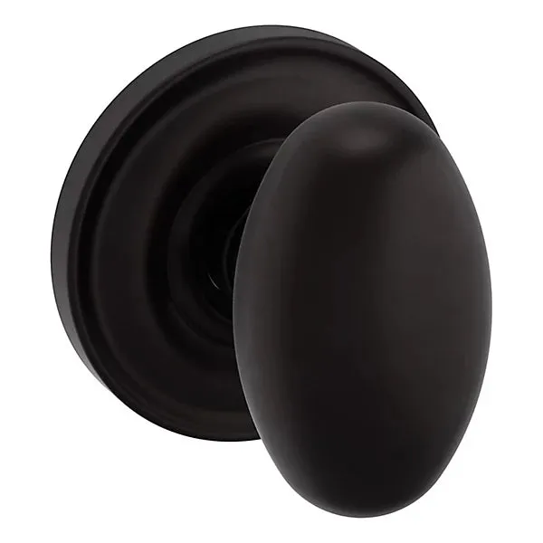 Baldwin - Estate Collection - Knobs & Levers - 5025 Egg Door Knob w/ 5048 Rose