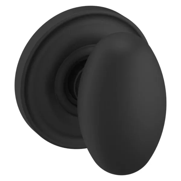 Baldwin - Estate Collection - Knobs & Levers - 5025 Egg Door Knob w/ 5048 Rose