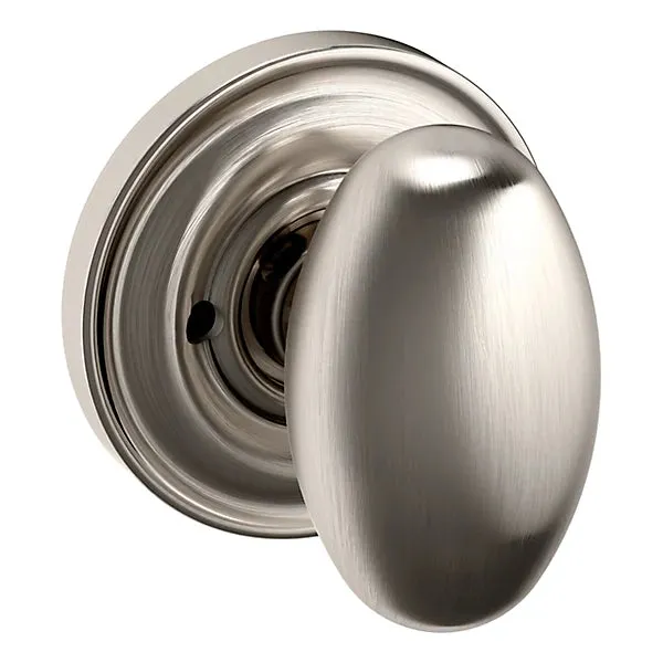 Baldwin - Estate Collection - Knobs & Levers - 5025 Egg Door Knob w/ 5048 Rose