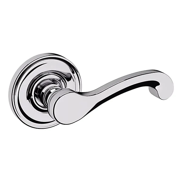 Baldwin - Estate Collection - Knobs & Levers - 5445V Classic Door Lever w/ 5048 Rose