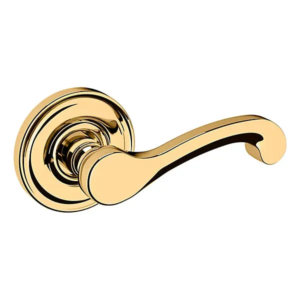 Baldwin - Estate Collection - Knobs & Levers - 5445V Classic Door Lever w/ 5048 Rose