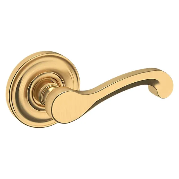 Baldwin - Estate Collection - Knobs & Levers - 5445V Classic Door Lever w/ 5048 Rose