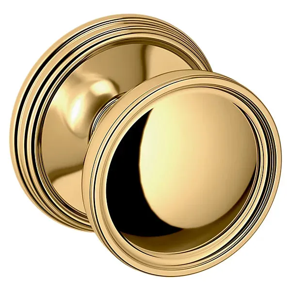 Baldwin - Estate Collection - Knobs & Levers - K012 Tulip Door Knob w/ 5078 Rose