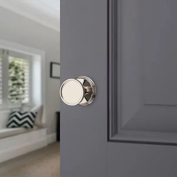 Baldwin - Estate Collection - Knobs & Levers - K012 Tulip Door Knob w/ 5078 Rose