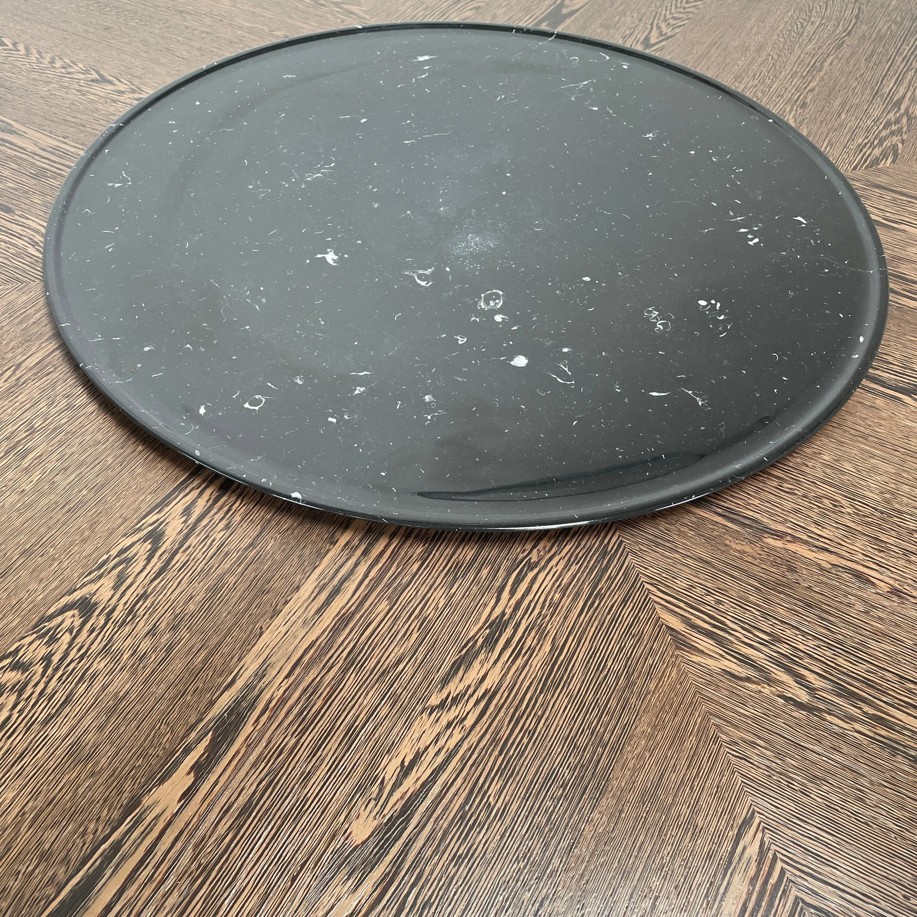 B&B Italia Alex Dining Table With Rotating Marble Tray
