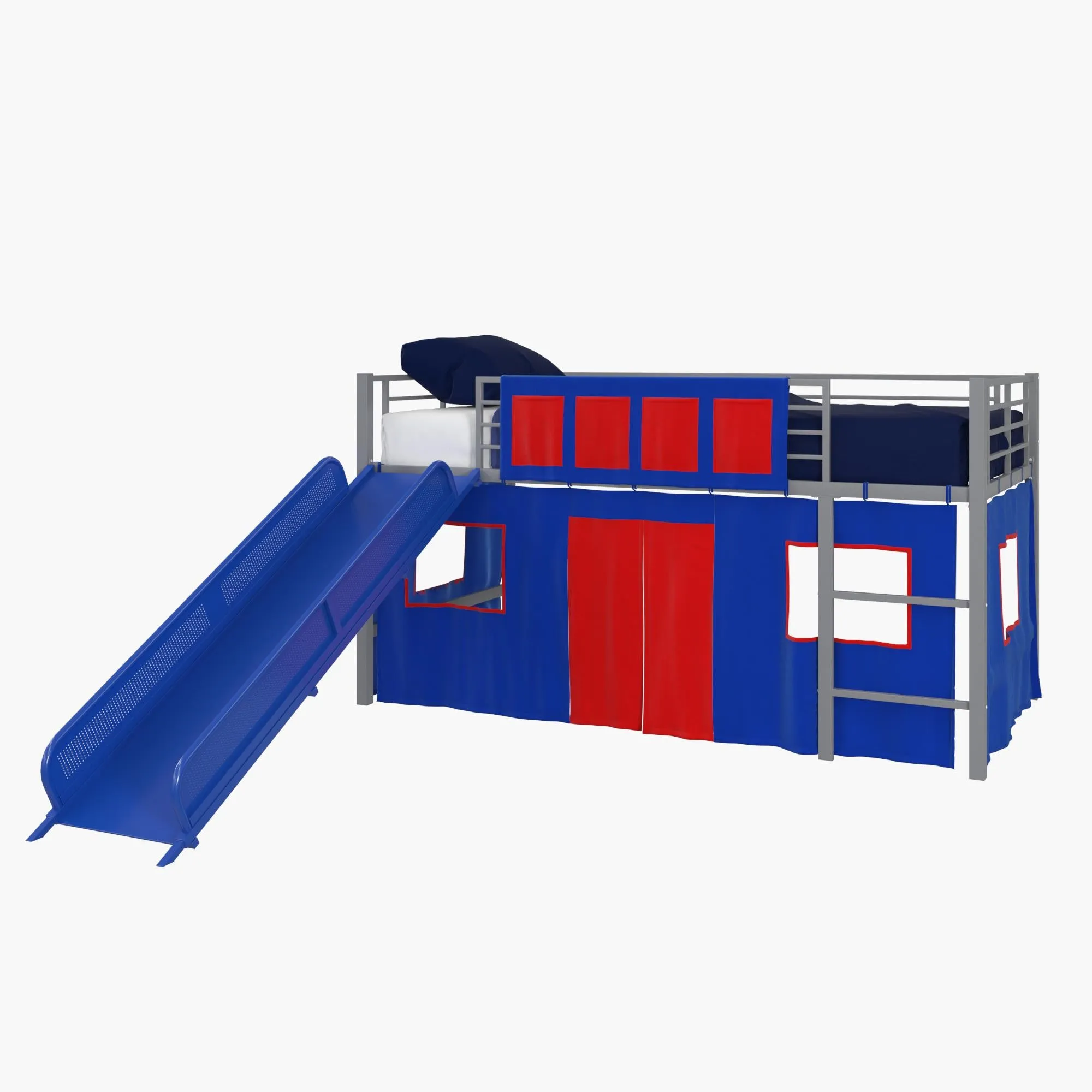 Blue Curtain Set for Junior Loft Bed