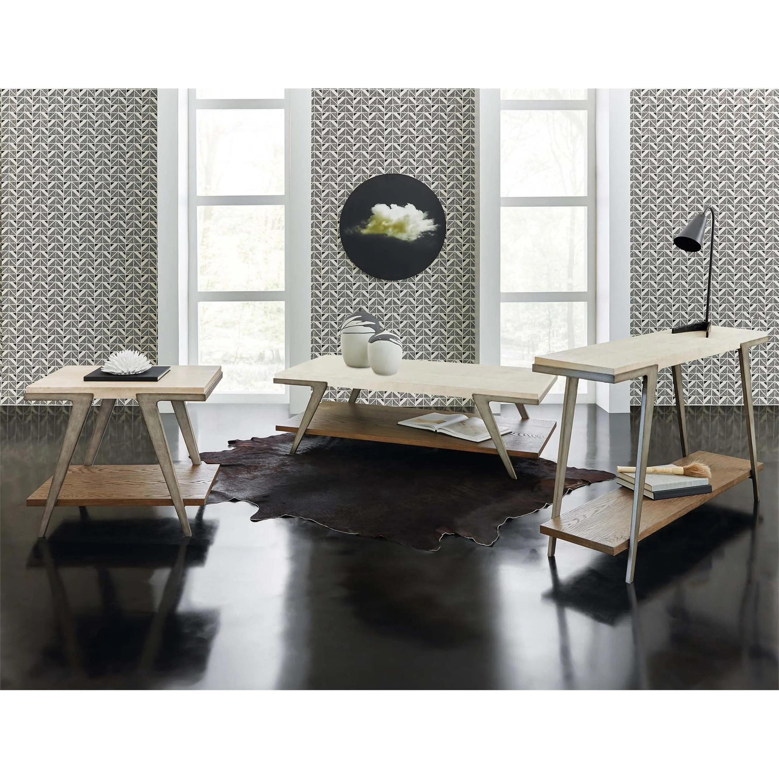 Boomerang Rectangular Cocktail Table