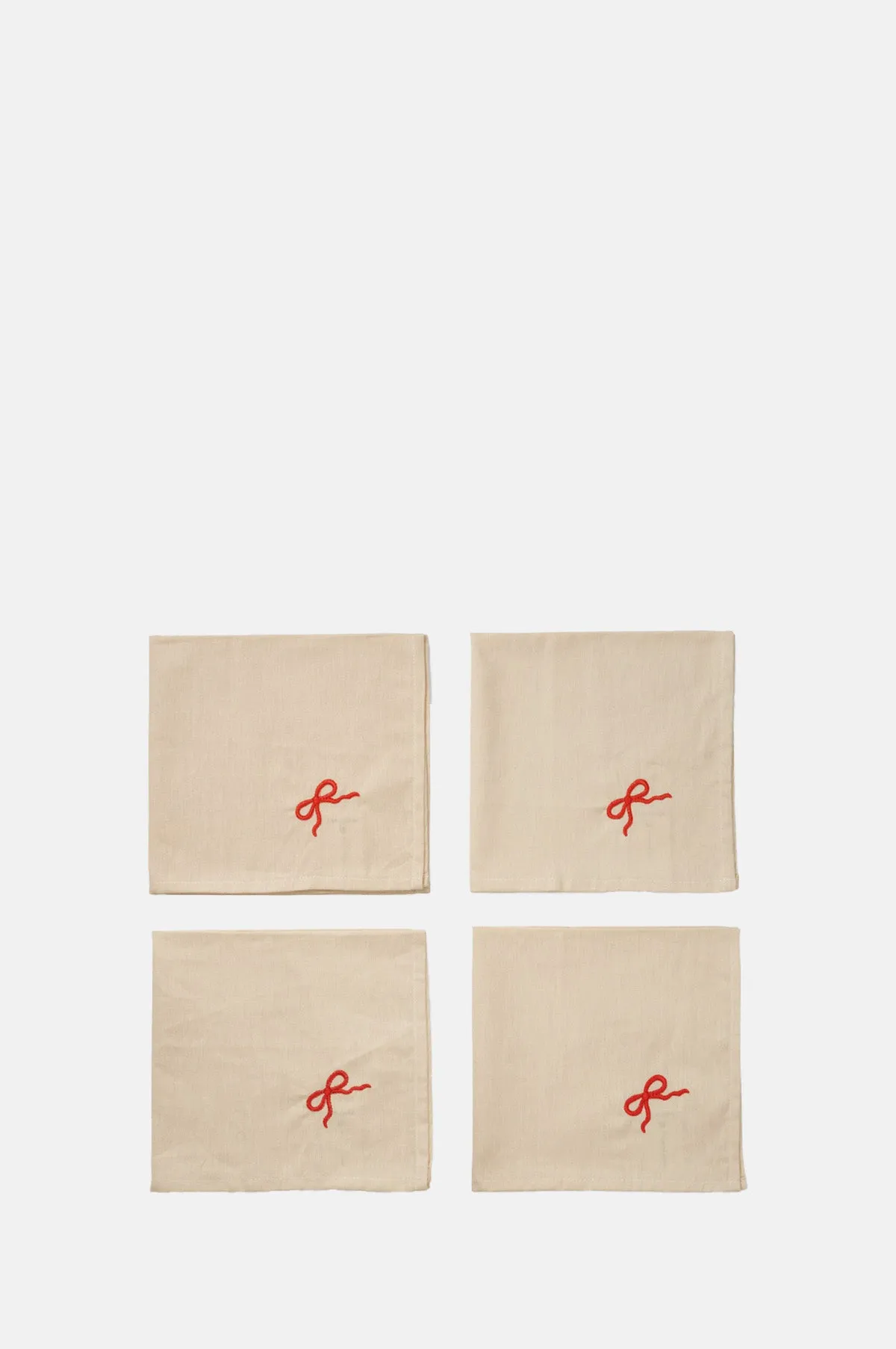 Bow Napkin Set of 4