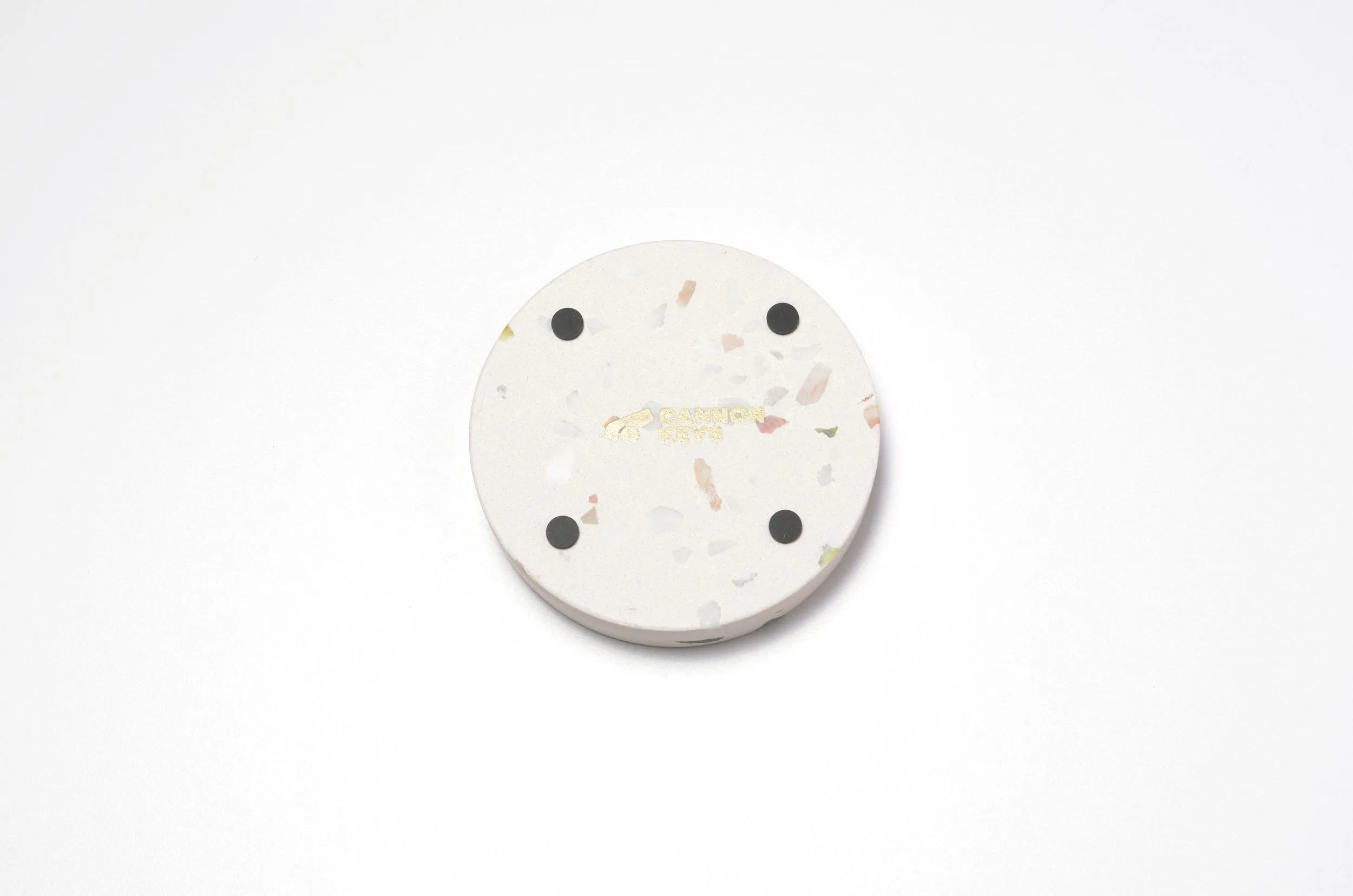 CannonKeys Terrazzo Stone Screw Tray