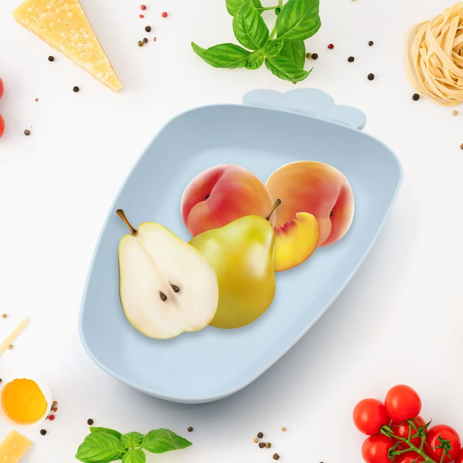 Carrot Shape Plate Dish Snacks / Nuts / Desserts Plates for Kids, BPA Free, Childrens Food Plate, Kids Bowl, Serving Platters Food Tray Decorative Serving Trays for Candy Fruits Dessert Fruit Plate, Baby Cartoon Pie Bowl Plate, Tableware (1 Pc)