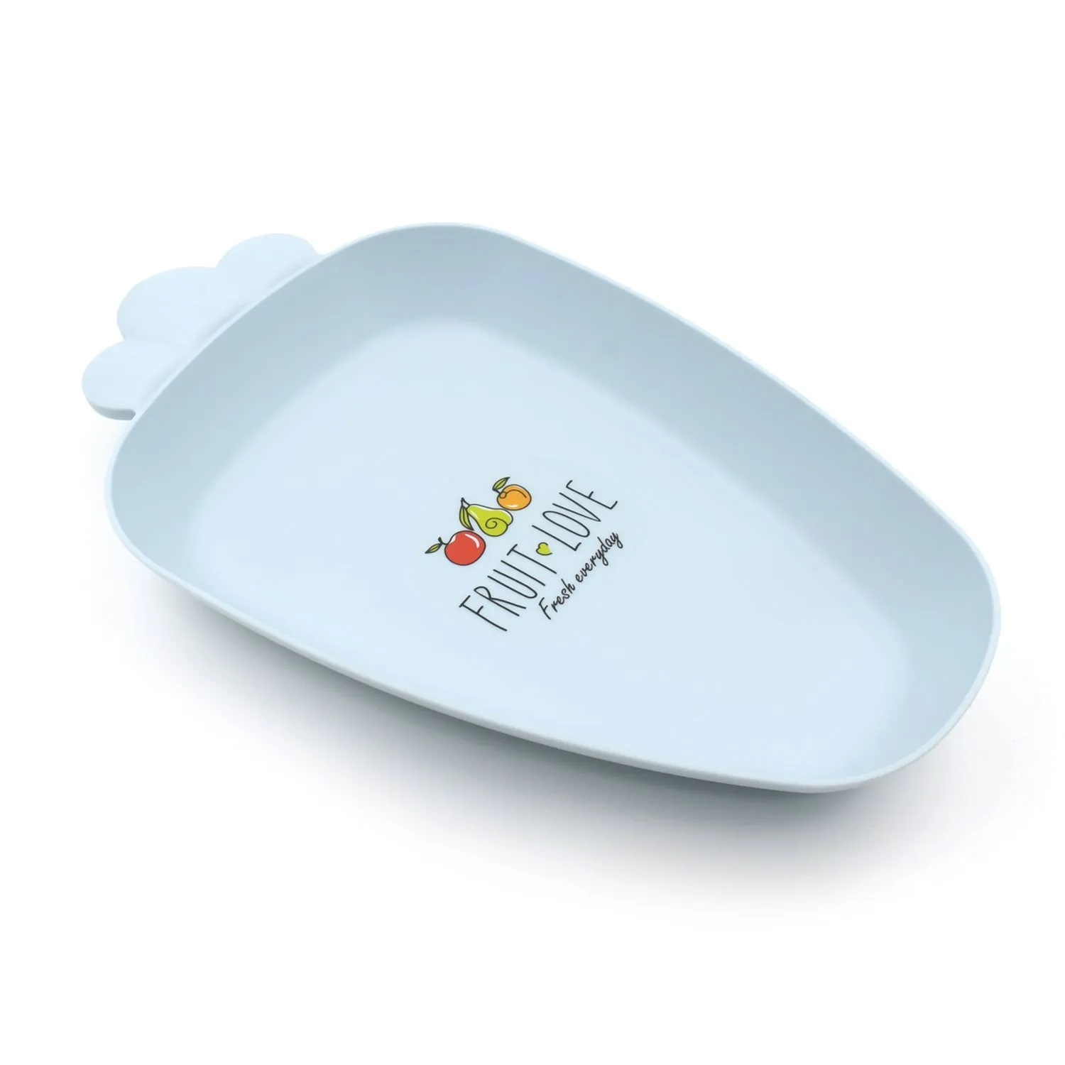 Carrot Shape Plate Dish Snacks / Nuts / Desserts Plates for Kids, BPA Free, Childrens Food Plate, Kids Bowl, Serving Platters Food Tray Decorative Serving Trays for Candy Fruits Dessert Fruit Plate, Baby Cartoon Pie Bowl Plate, Tableware (1 Pc)