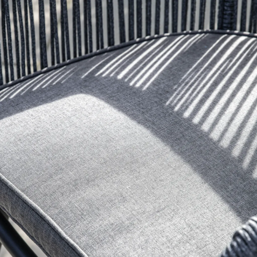 Cassis Outdoor Rope Four Seater Table And Chair Set