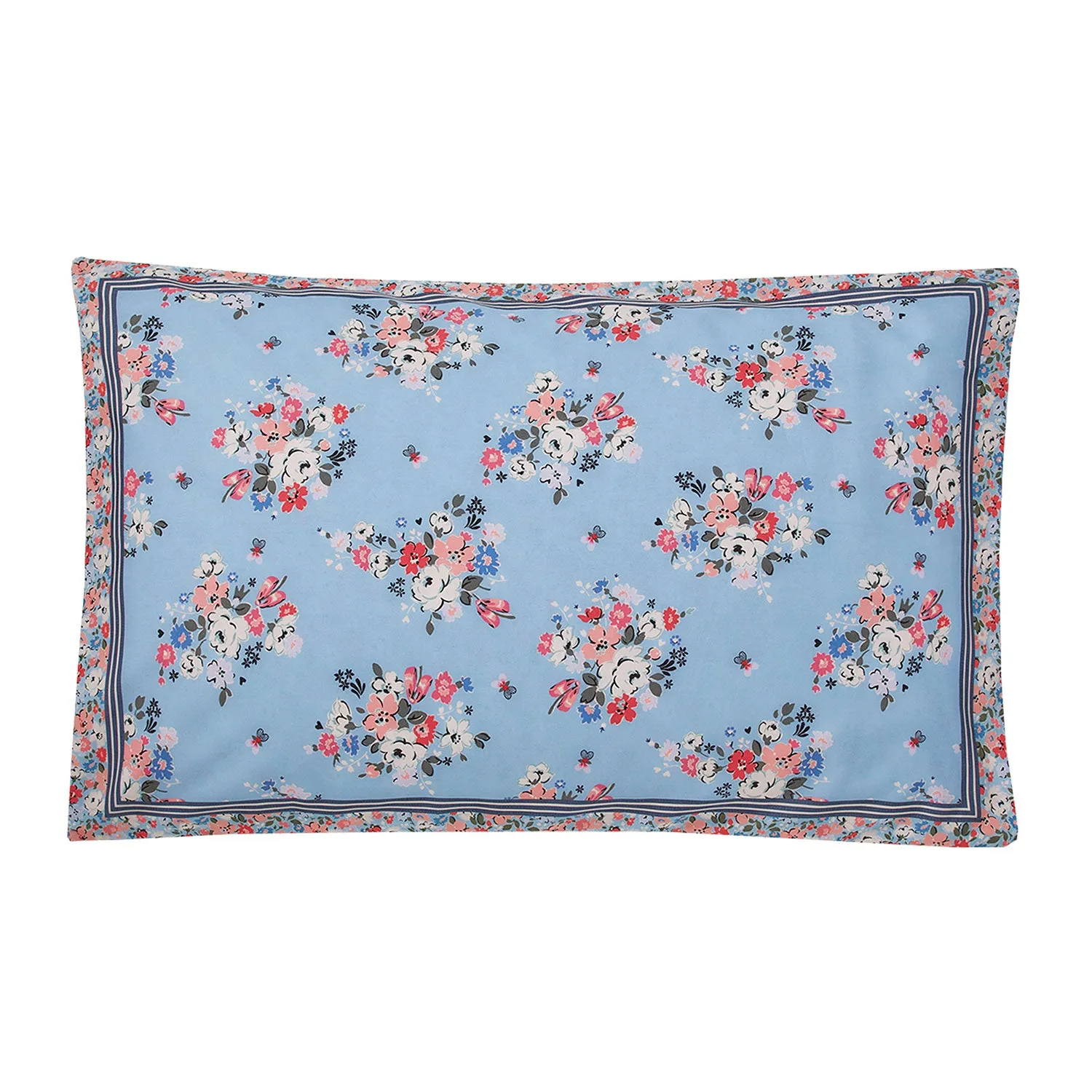 Cath Kidston Clifton Mews Sky Blue 100% Cotton Duvet Set