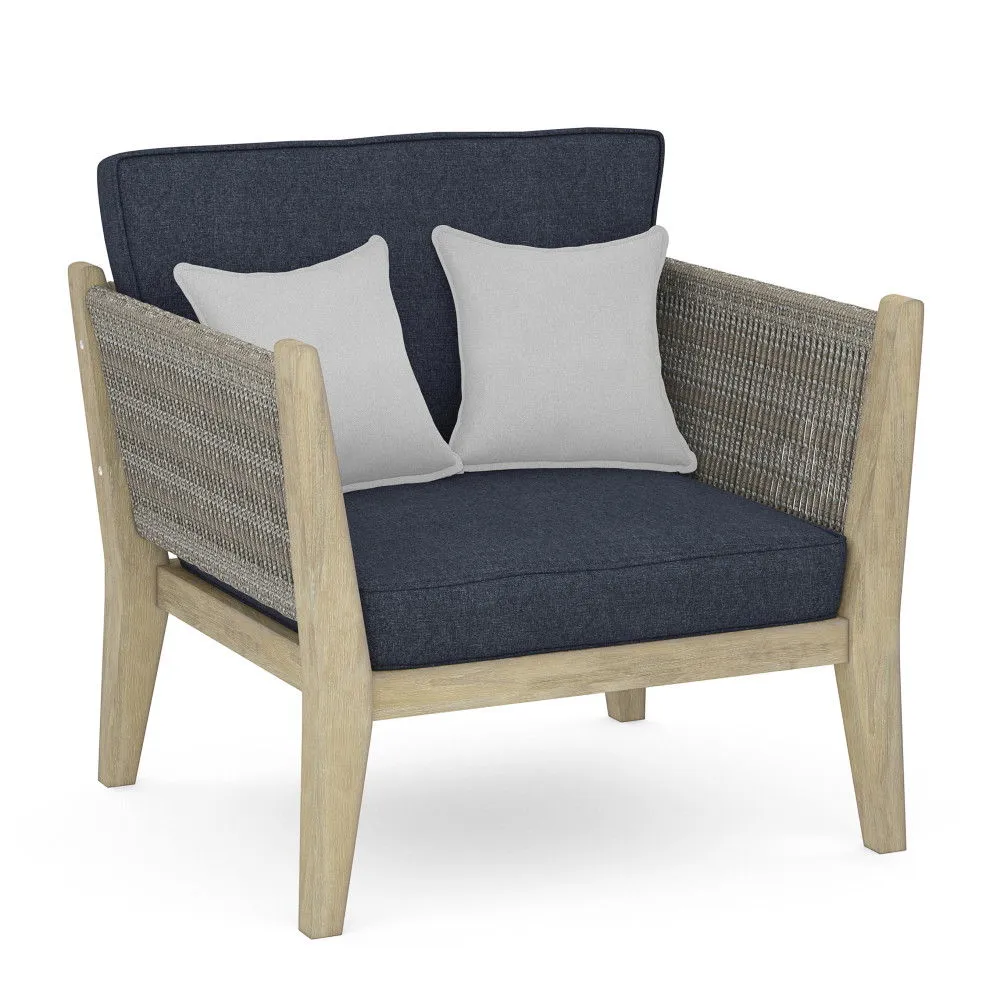 Cayman - Outdoor Conversation Chair - Slate Gray by Couch.com