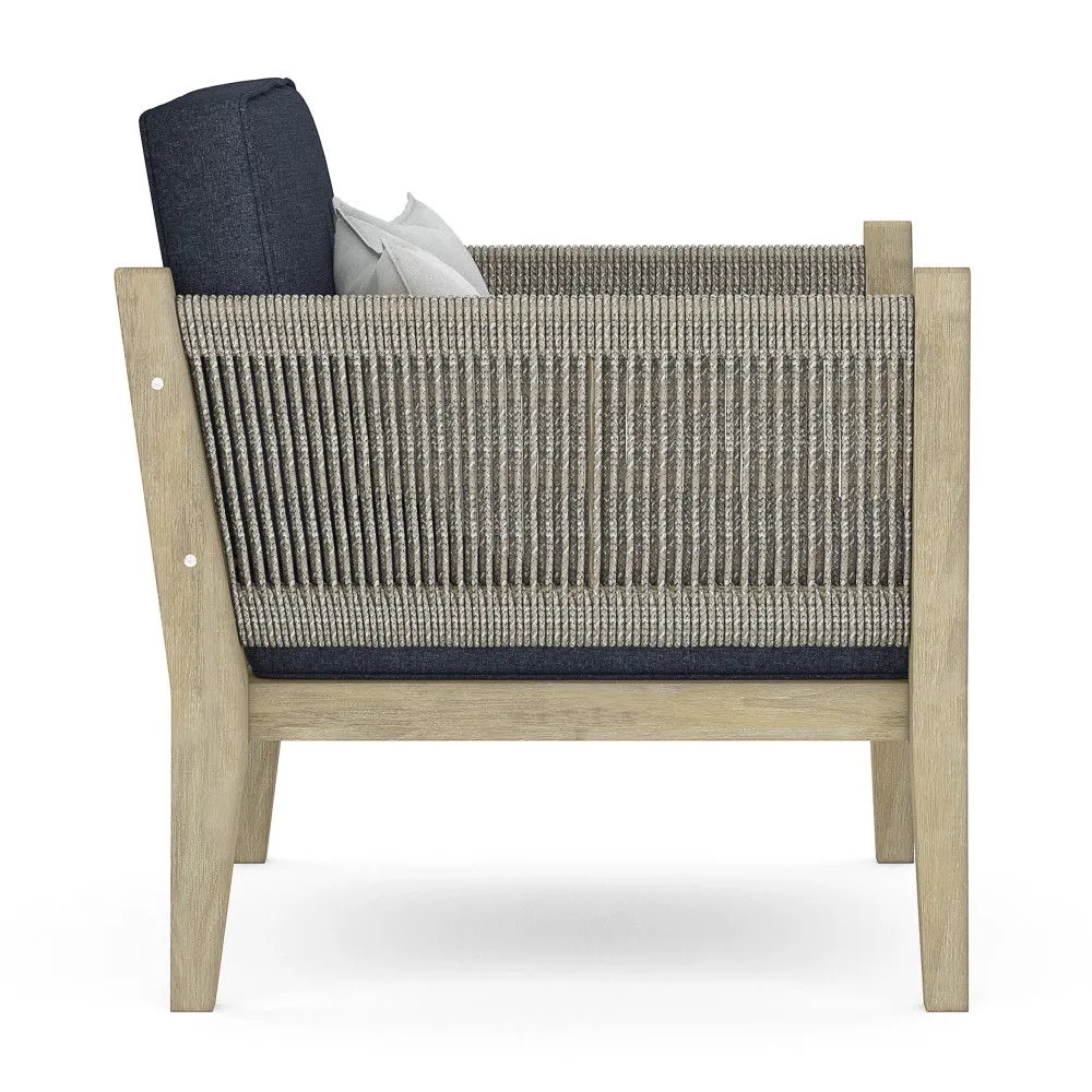 Cayman - Outdoor Conversation Chair - Slate Gray by Couch.com