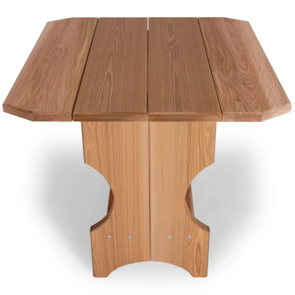 Cedar Adirondack Side Table - Handcrafted In Canada With Rot Resistant, Untreated, Western Red Cedar.