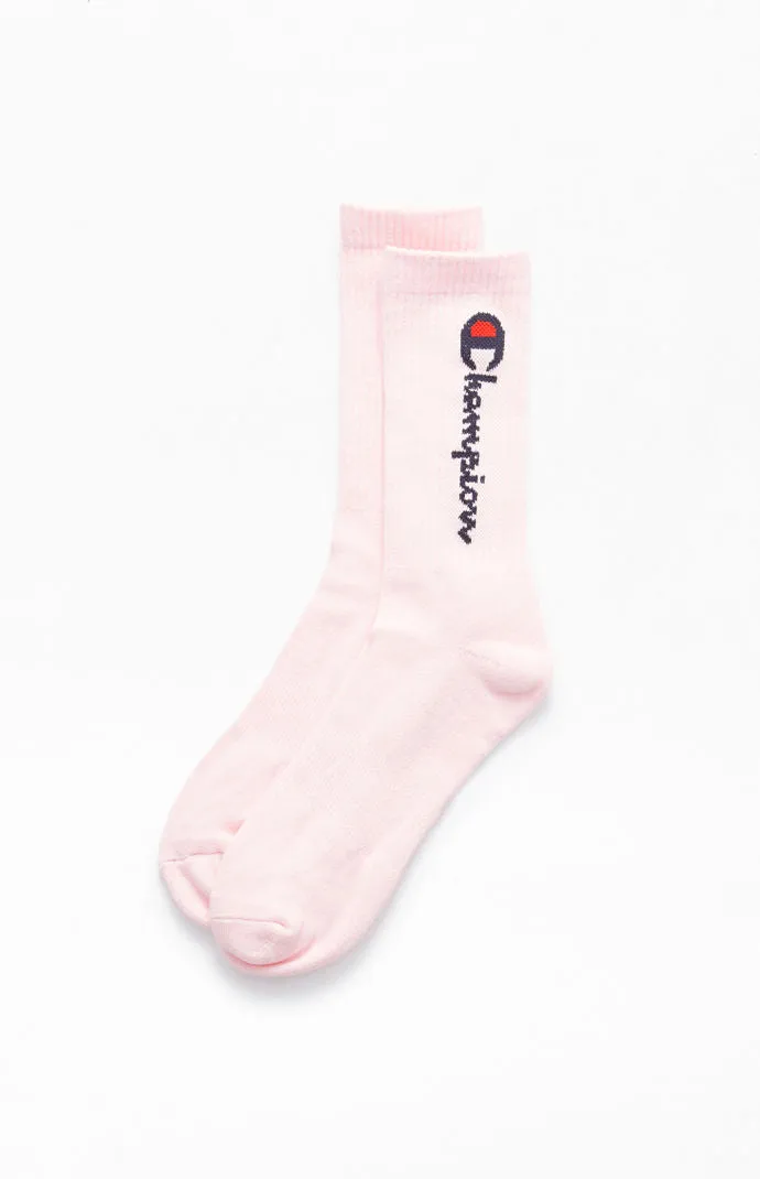 Champion LIFE Vertical Logo Athletic Crew Socks