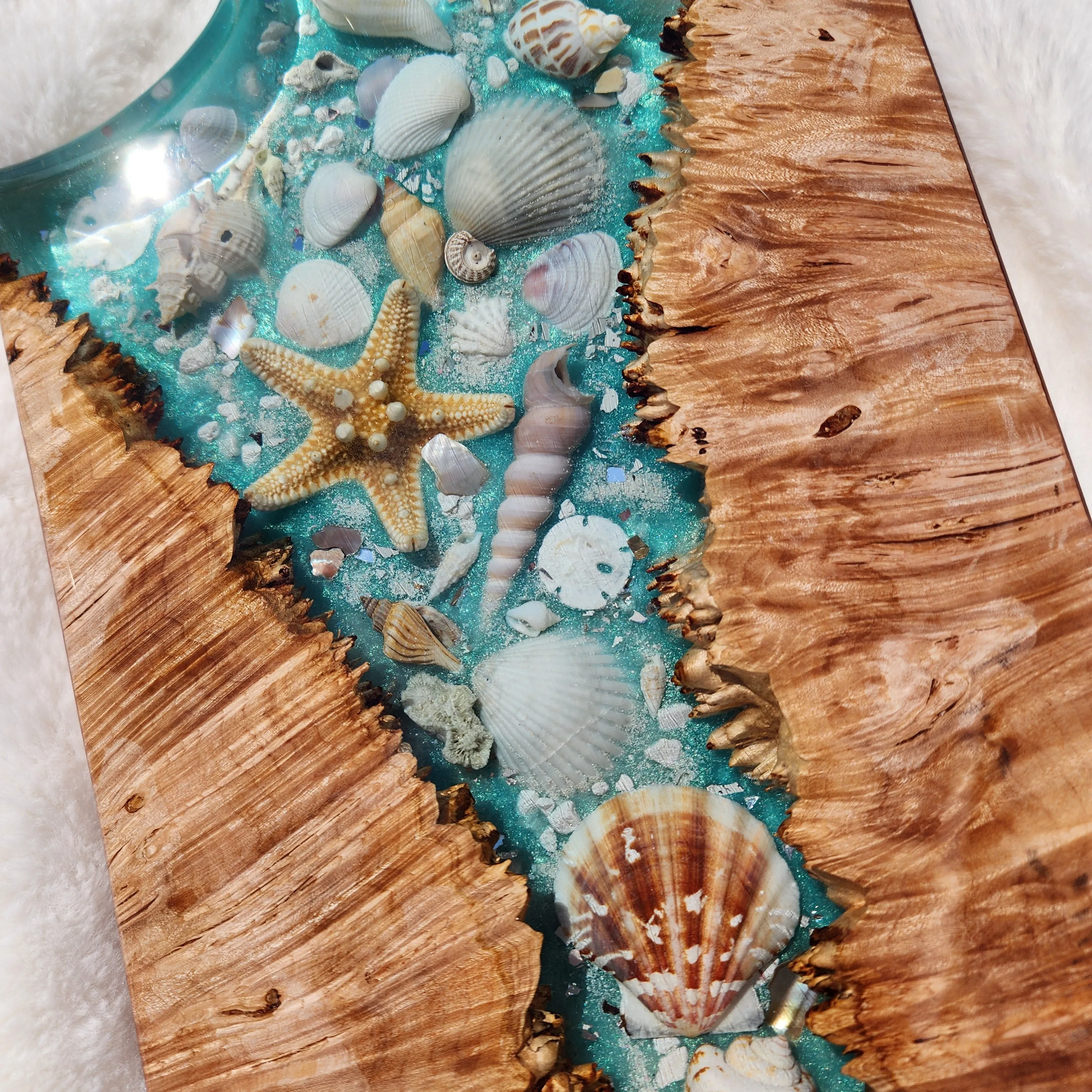 Coastal Treasures Serving Board