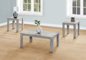 Coffee Table Set - 3Pcs Set / Industrial Grey