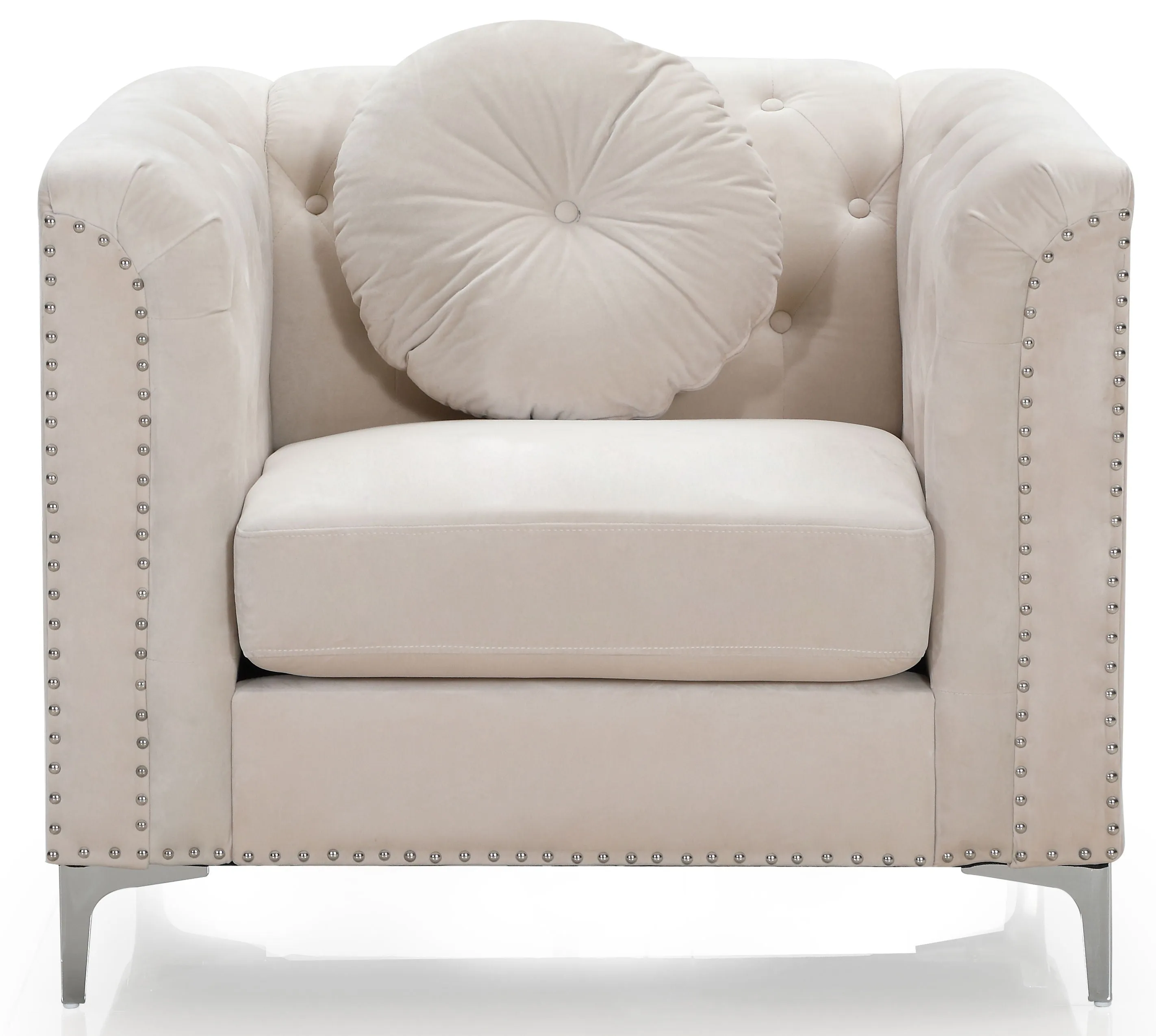 Contemporary Sloped Arm Chair by Couch.com