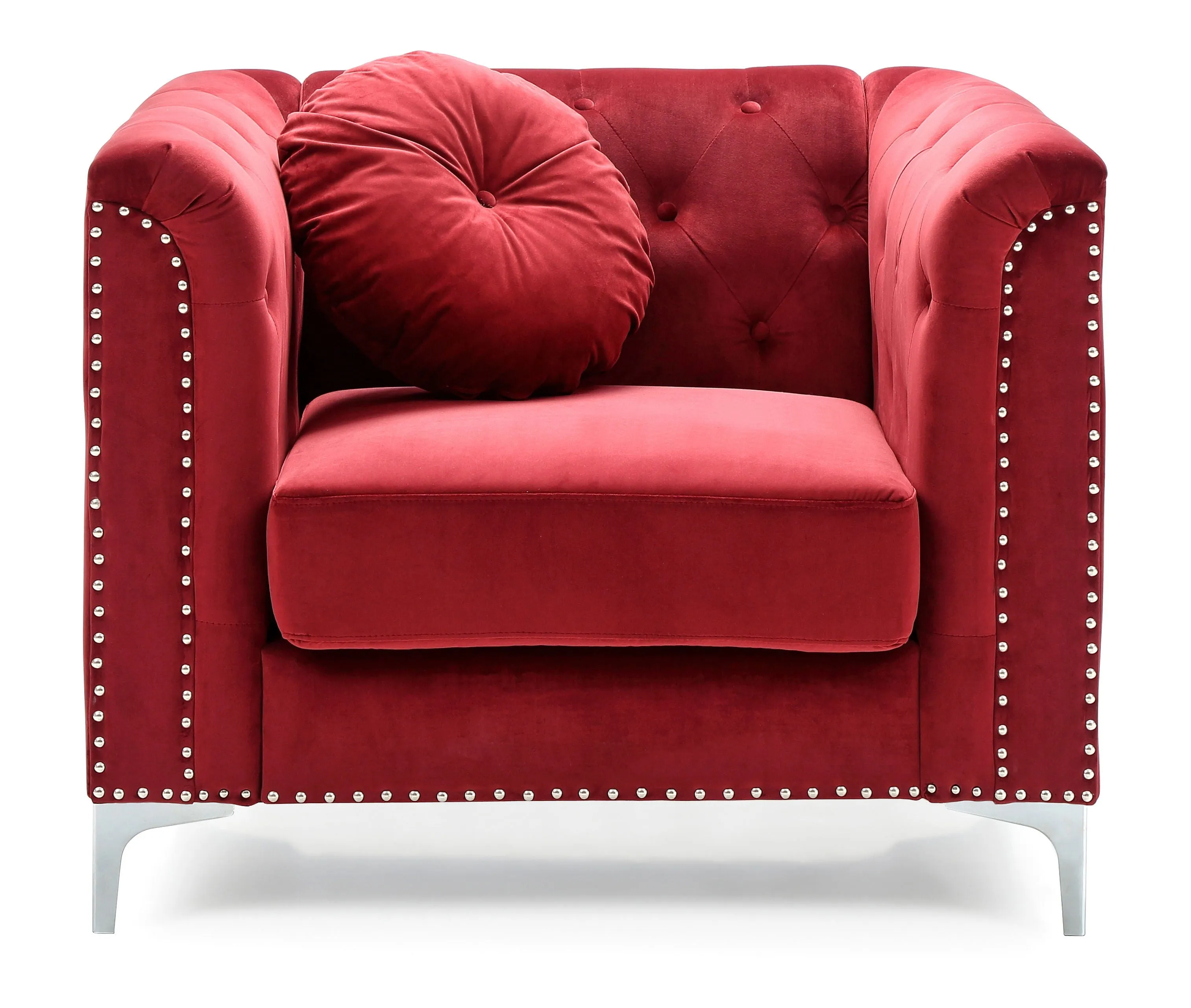 Contemporary Sloped Arm Chair by Couch.com