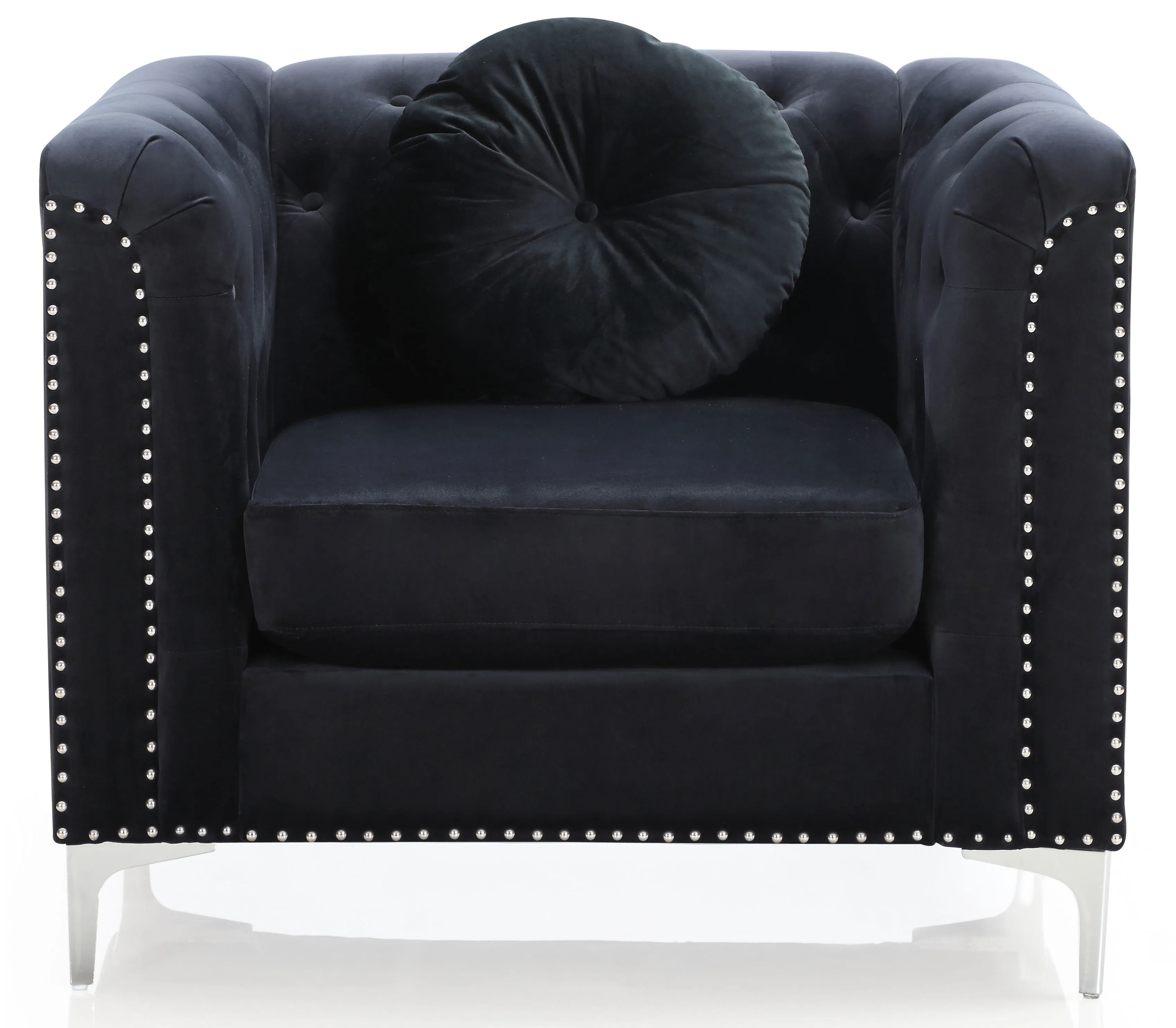 Contemporary Sloped Arm Chair by Couch.com